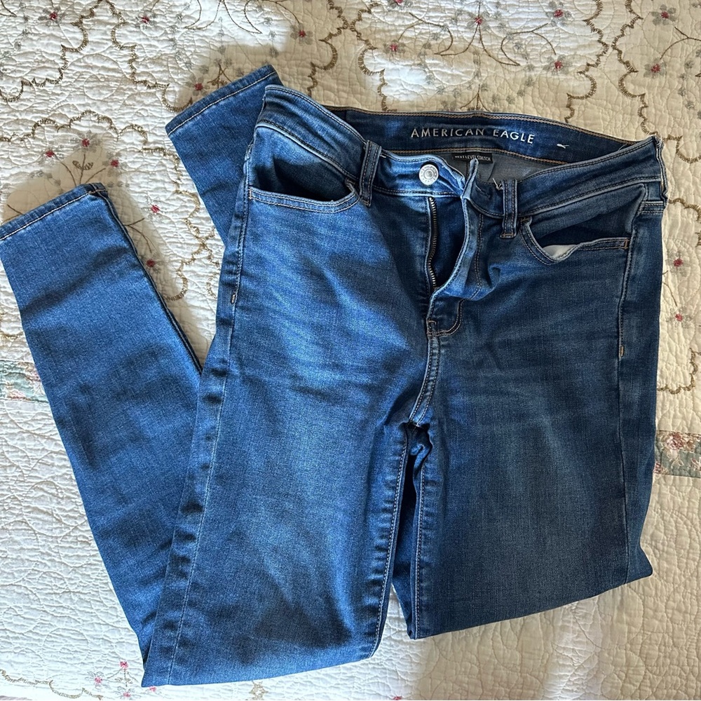 American Eagle next level stretch skinny jeans